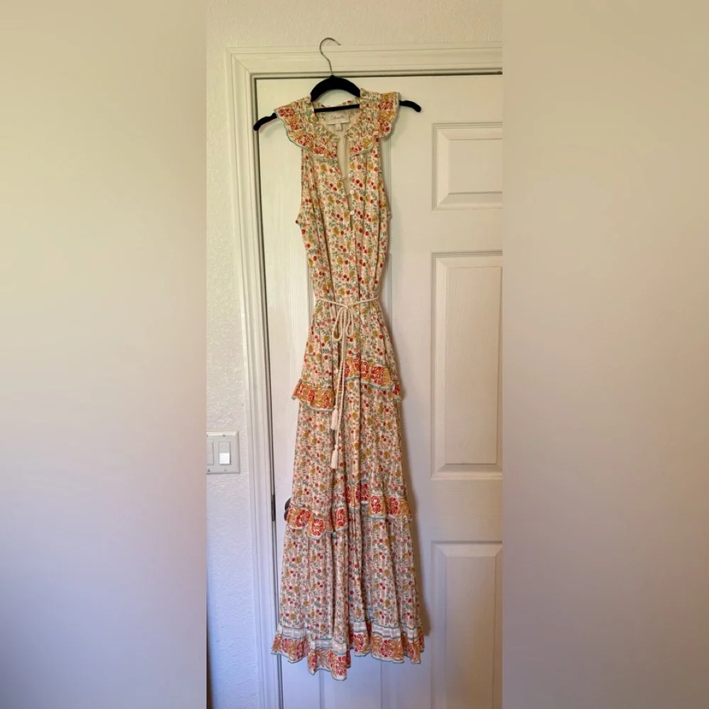CLEOBELLA Kyra Boho Maxi dress with tiered ORGANIC handblocked cotton - Picture 5 of 12